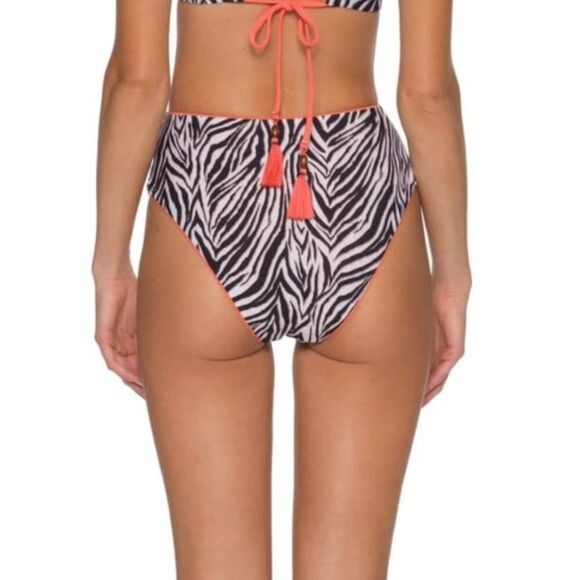 BECCA Animal Kingdom High Waist Bikini Bottoms - Picture 2 of 12